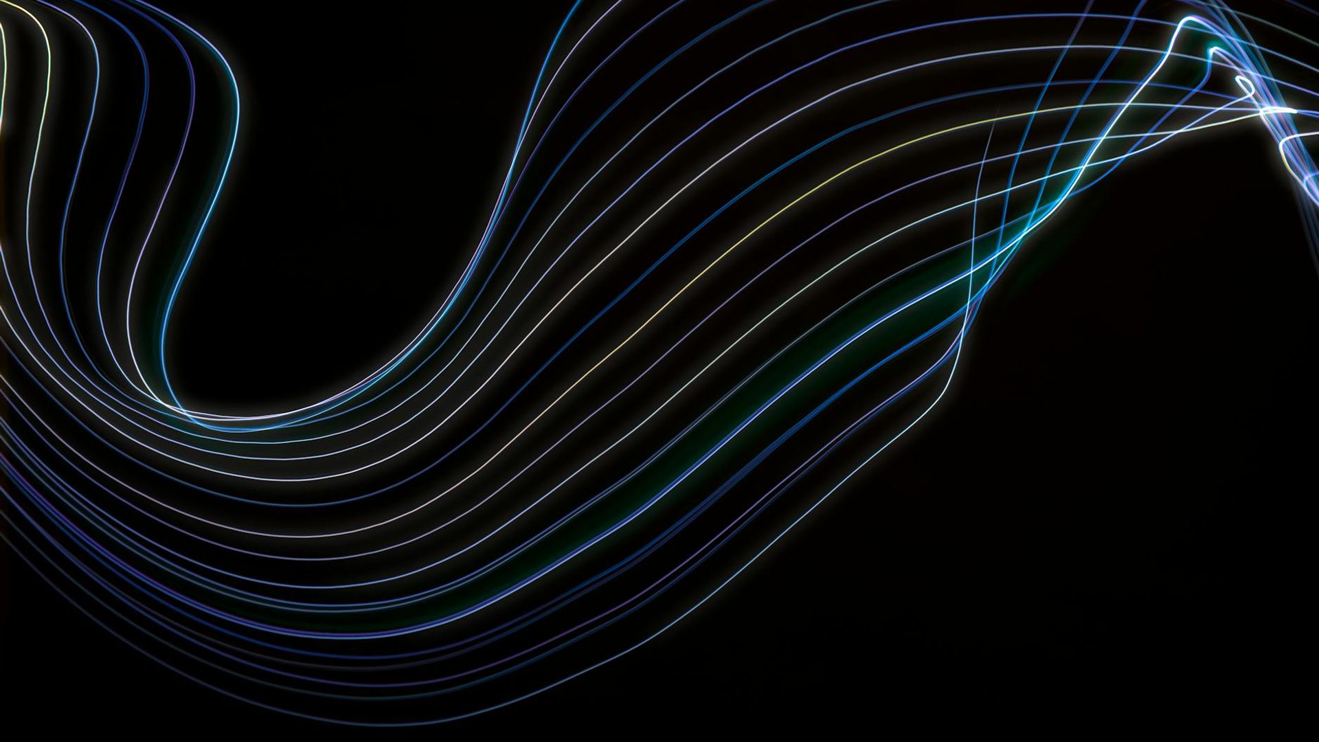 Abstract background with flowing lines suggesting movement and calm.